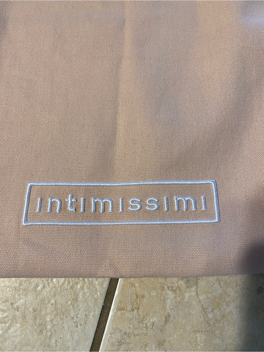 Intimissimi by Jennifer Lopez Tote Bag in Baby Pink with Ruffles